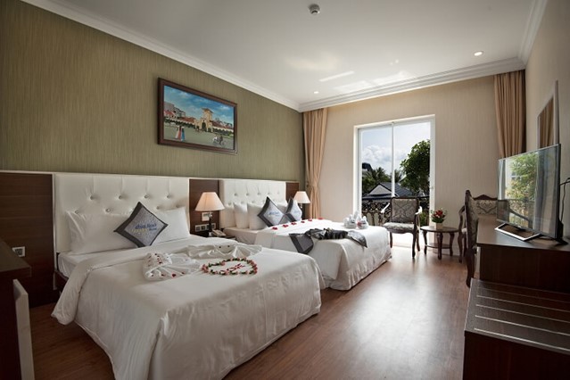 Phòng Deluxe Twin Garden View